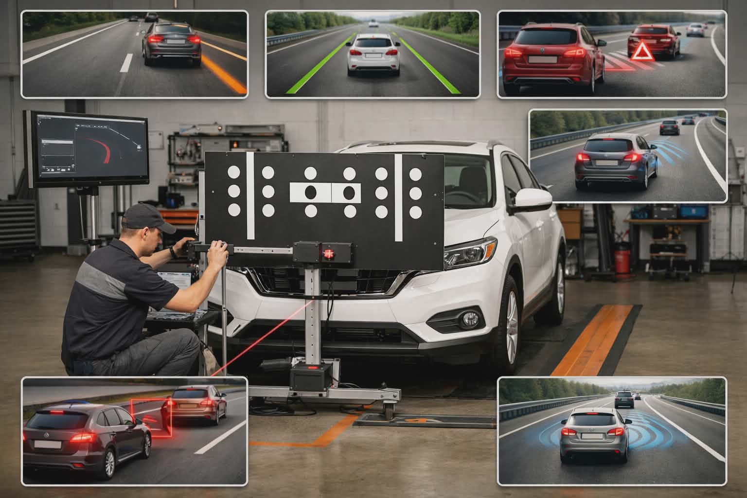 ADAS Calibration in Progress 3