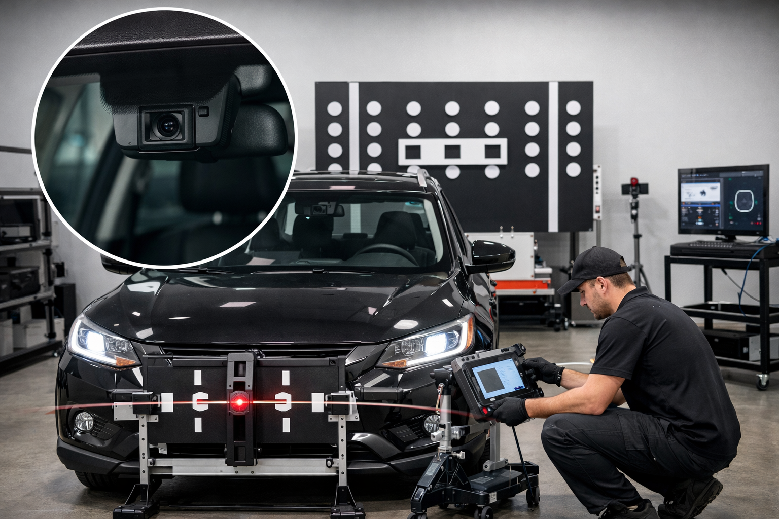 Forward-Facing ADAS Camera on Windshield 1