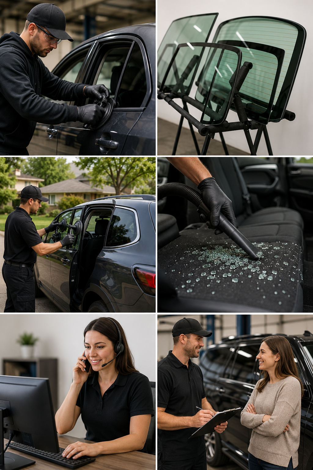 Automotive glass repair and service